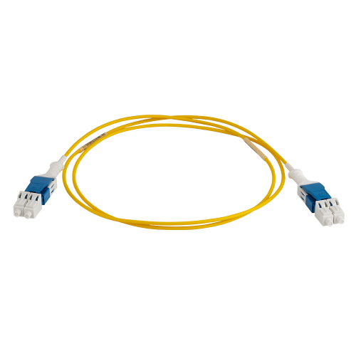 Патч-корд оптический LANMASTER, LSZH, дуплексный, Uniboot Push-pull, LC/UPC-LC/UPC, SM OS2, 2 мм